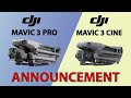 DJI Mavic 3 Pro vs DJI Mavic 3 Cine | Specification Comparison