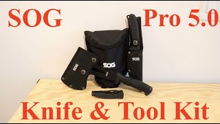 Great tools for Camping \u0026 Emergencies | SOG Professional 5.0 Knife and Tool Kit