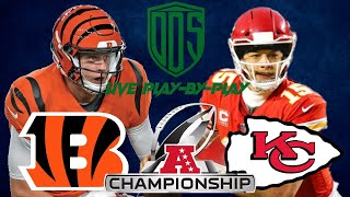 Cincinnati Bengals V. Kansas City Chiefs AFC Championship Live Play-By-Play/Double Diesel Sports