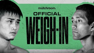 Hiroto Kyoguchi vs Esteban Bermudez Plus Undercard Weigh-In