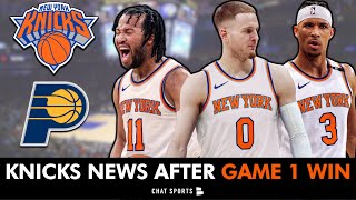 Knicks News After Game 1 WIN vs. Pacers: The Nova Knicks Do It Again + Game 2 Keys To Victory