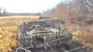 Three Types of Drones Attack Ukrainian M113 APCs