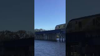 Brightline BLF 724 crossing the Crane Creek bridge in Melbourne!!