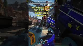 FAST High VS Low Sensitivity TIPS On Apex Legends #apexlegends