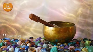 [12 Hours] The Sound of Inner Peace | Tibetan Singing Bowl, Healing Meditation, Mindful Meditation