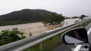 #広島大洪水　平成30年7月7日広島大洪水　氾濫