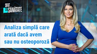 Analiza simplă care arată dacă avem sau nu osteoporoză