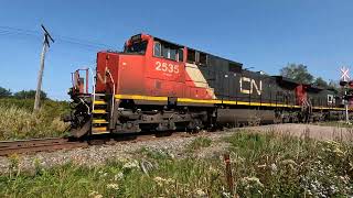 [4K] CN 507 through Sackville, NB - September 2023