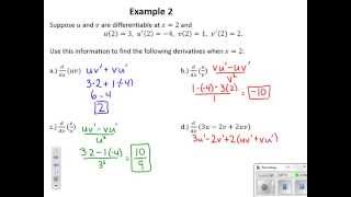 AP Calc BC: Section 3.3A - Rules for Differentiation