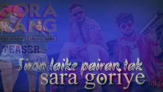 Gora Rang Millind Gaba Whatsaap Status | Inder Chahal | Music MG | New Latest Punjabi Song 2019