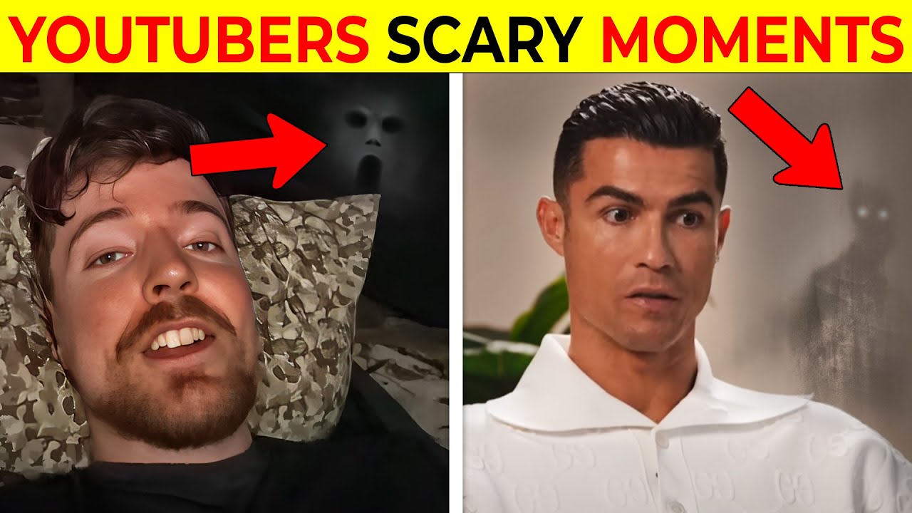 Scary Moments Of Youtubers Youtube