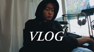 재택근무 이렇게까지 안 움직이는 VLOG 있나요 | 샐러드 먹고 운동하고 춤추면서 업무함