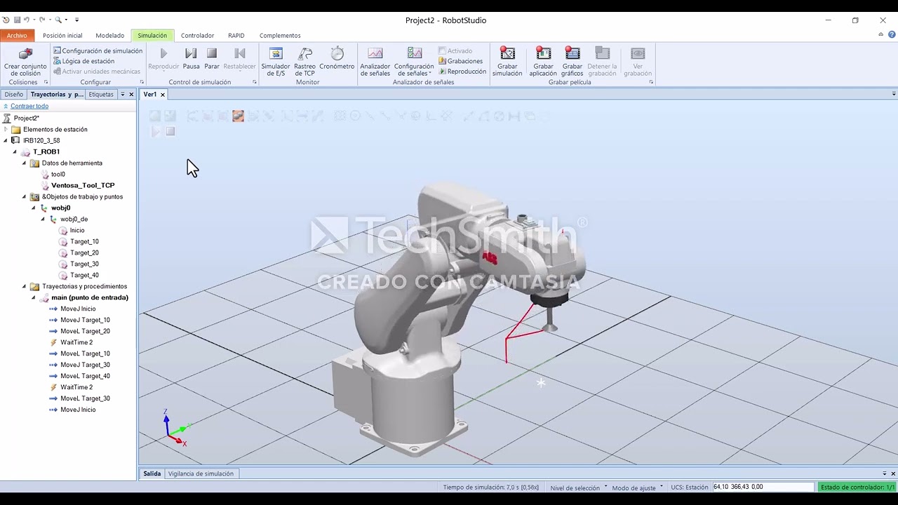 ACTIVIDAD 2.- FLEXPENDANT Y HERRAMIENTA - YouTube