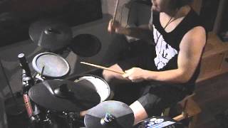 Patrik Fält - Afgrund - A Burning Cross On Your Perfect Lawn (e-drum cover)