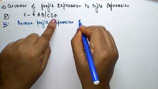 Prefix to Infix Conversion | Examples | DS | Data Structures | Lec-18 | Bhanu Priya