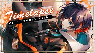 【創作】イラストメイキング｜タイムラプス01 Illustration TimeLapse【CLIP STUDIO PAINT PRO】