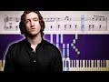 BE ALRIGHT (Dean Lewis) - Piano Tutorial + SHEETS