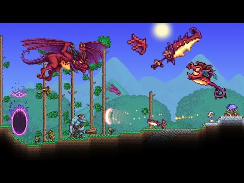 All Betsy Drops (Terraria Mobile 1.4) - YouTube