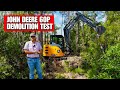 Mini Excavator John Deere 60P | Overview & Land Clearing Demo