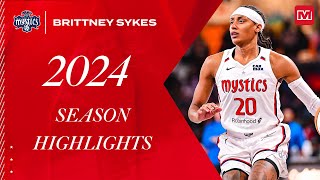 Best plays from Brittney Sykes' 2024 season with Mystics