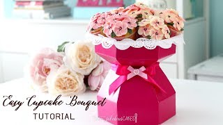 Easy Cupcake Bouquet Tutorial