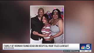 Family of woman found dead on roof of Waukegan hospital files lawsuit