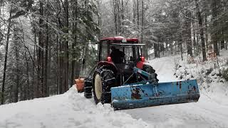 ⭐Nowy pług⭐ ❄Odśnieżanie w górach 2021❄⚡ Zetor ⚡