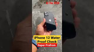iPhone 12 💦 Water Proof Test #iphone #apple #shorts