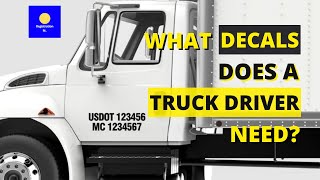 What Decals Does a Truck Driver Need 🚚 What is The Decal Requirements So I Done Get Fine 🇺🇸 ⛟