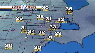 Chilly with flurries