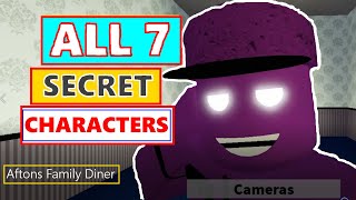 Fredbear Friends Secret Characters - aftons family diner roblox how to get secret character 2 part 2