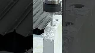 Milling PVC material with five axis machining center ，#fiveaxiscnc  #cnc #cncmachine5axis #machine