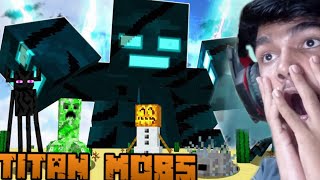 ALL MOBS Are VERY BIG IN Minecraft | Minecraft TITAN | @Mythpat Foxin