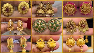 ನೋಡಿ ಬರಿ 3,4,6 ಗ್ರಾಂ ಇಂದ ಚಿನ್ನದ ಕಿವಿಯೋಲೆಗಳ ಡಿಸೈನ್ಸ/Gold earrings designs from 3 to 8 Grams