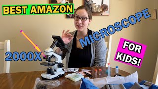 Amazon BEBANG 2000X Microscope for Kids #science #experiment #lab #founditonamazon #biology