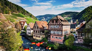 Beautiful villages 🍇 in the mountains of Germany: A look into rural life 🏔️