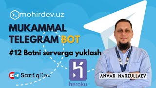 #12 MUKAMMAL TELEGRAM BOT | Botni serverga yuklash