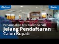 Penampakan KPU Klaten Sehari Jelang Pendaftaran Calon Bupati dan Wakil Bupati dalam Pilkada 2020