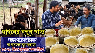 মাত্র ২০ দিনেই ছাগলের ওজন হবে দ্বিগুণ | কম খরচে ছাগল মোটাতাজাকরণ | ছাগলের খাদ্য তৈরি ইস্ট দিয়ে #ছাগল