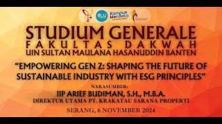 🔴 LIVE STREAMING STUDIUM GENERALE 