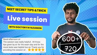 NEET Topper's Secret tips and tricks to boost your NEET score! (Google meet recording)