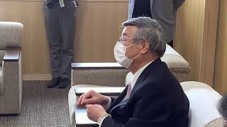 桜井市長室5⃣　松井正剛市長①郷土を誇りに思う心を育てていく