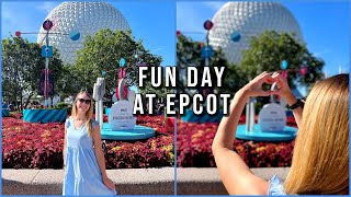 Fun Day at Epcot 🌐 World Showcase, Food & Wine Festival l Walt Disney World Vlogs 2022 aclaireytale