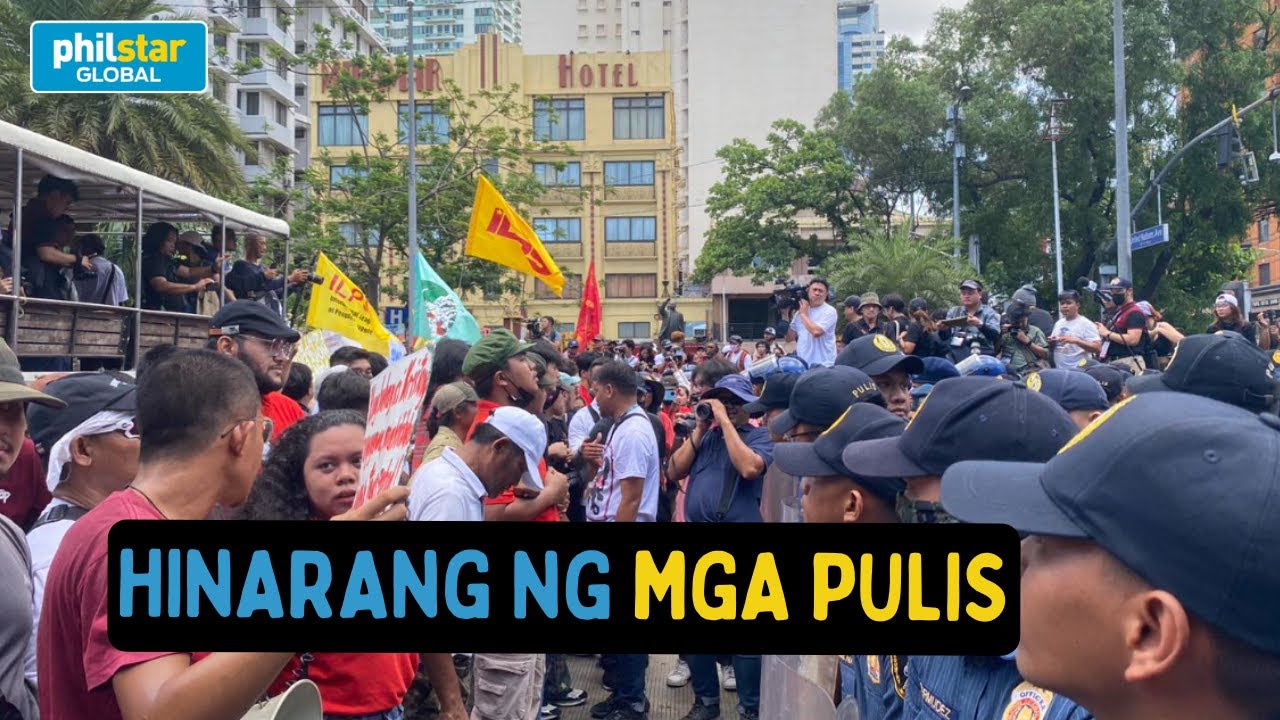 Kilusang Mayo Uno At Mga Pulis Nagkaharapan Sa Idinaos Na Protesta ...