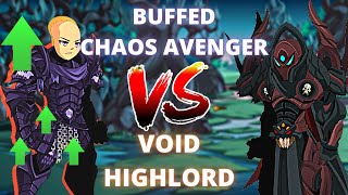 AQW Buffed Chaos Avenger VS Void Highlord