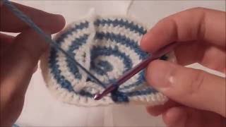 How to Transition from the Base to the Body of a Bag - Tapestry Crochet