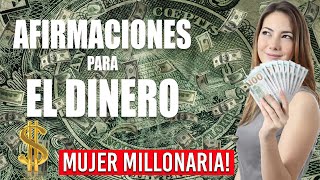 DECRETOS PODEROSOS para el DINERO dirigidos al subconsciente. Meditación | Afirmaciones para MUJERES