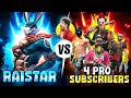 Raistar Vs 4 Pro Playes 🔥 Best Clash Squad Battle WHO WILL WIN?? MUST WATCH #freefire