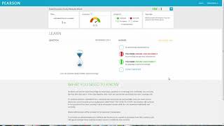 Demo of Pearson Dynamic Study Modules
