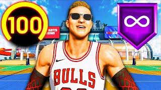 I made the FIRST 100 OVERALL MyPlayer in NBA 2K22...